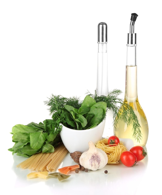 Składniki kuchenne na stole